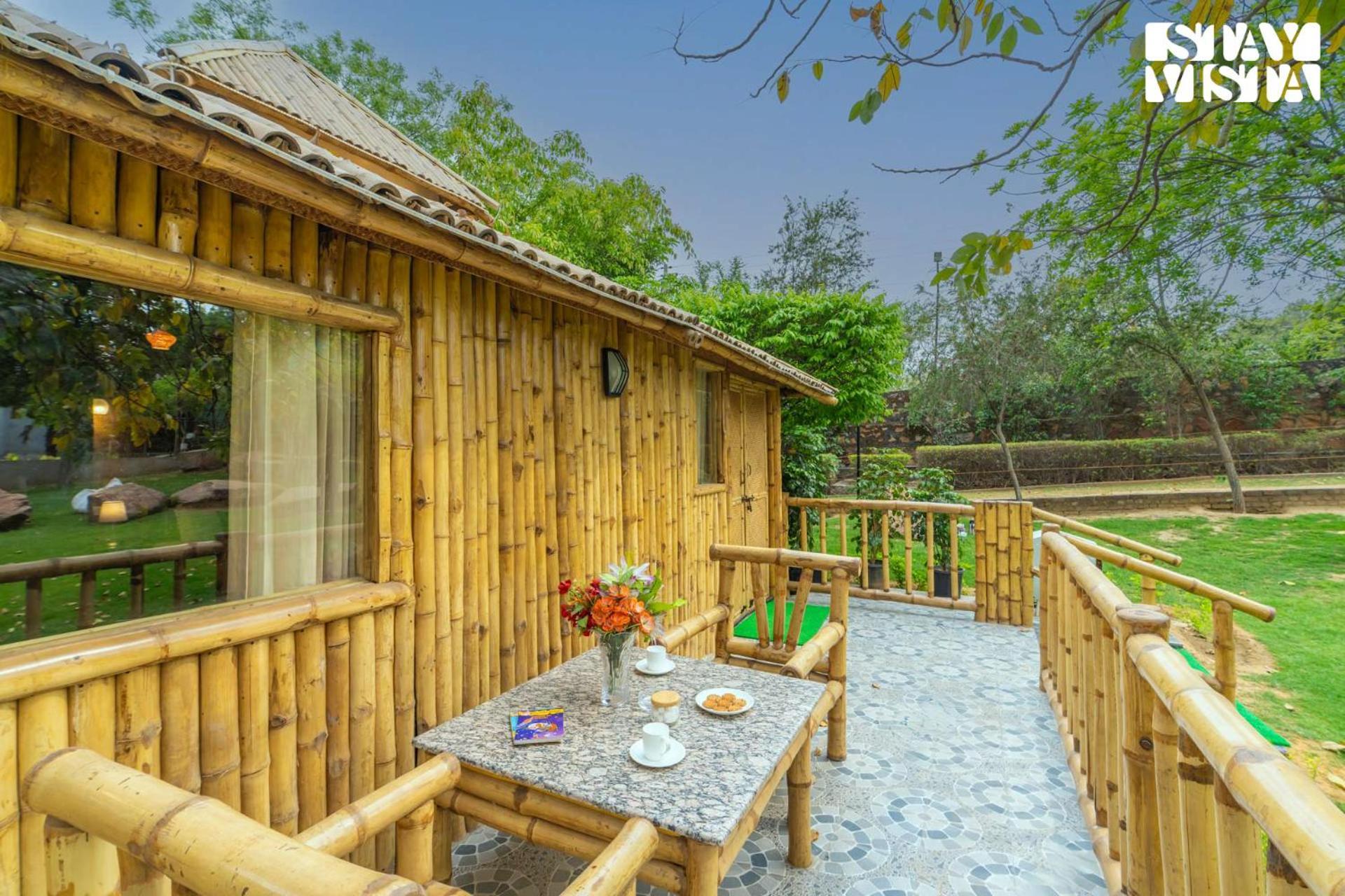 Stayvista At Maple Farms With Pool, Bbq & Bonfire Sohna Екстер'єр фото